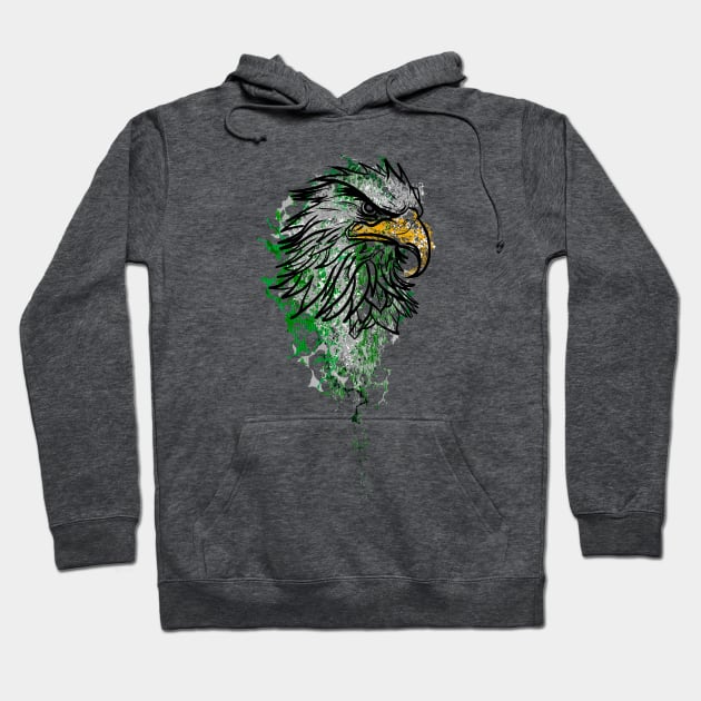 Eagle Green - St. Patrick's Day Hoodie by HauzKat Designs Shop